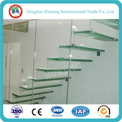 0.38 Clear or Colored PVB Laminated Glass