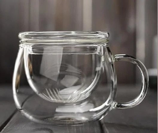 Double-Layer Cup/Glass Cup/Tea Cup/Glass Coffee Cup/High Borosilicate Glass