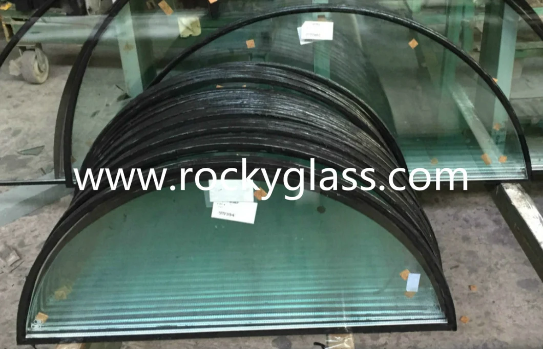 Farbic Laminated Harden Heat Strengthened PVB Interlayer Glass