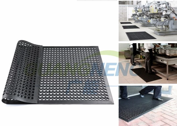 Anti Bacterial Drainage Heavy-Duty Anti-Fatigue Floor Mat