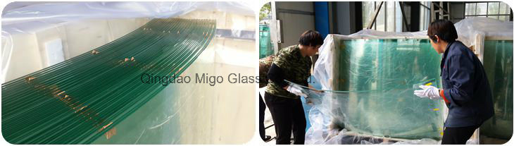 PVB Interlayer Laminated Buildling Glass for Facades, Partition, Door