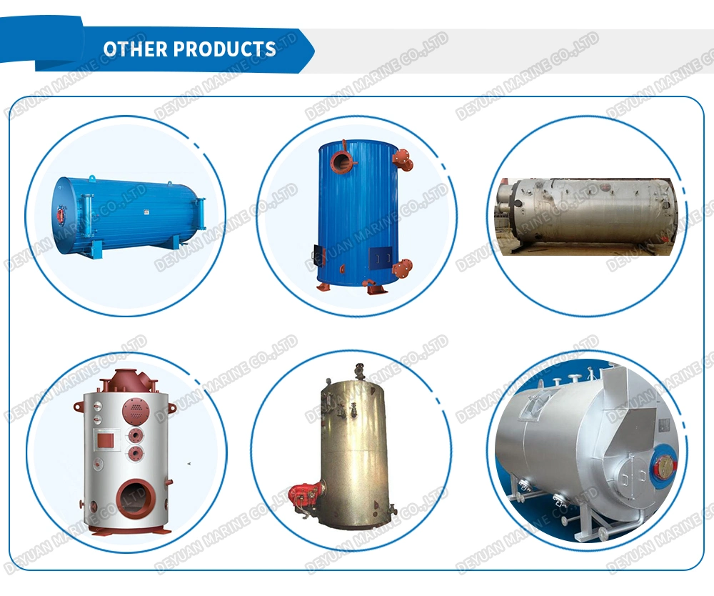 Gas Fired Steam Hot Water Boiler Horizontal Type Marine Boilers