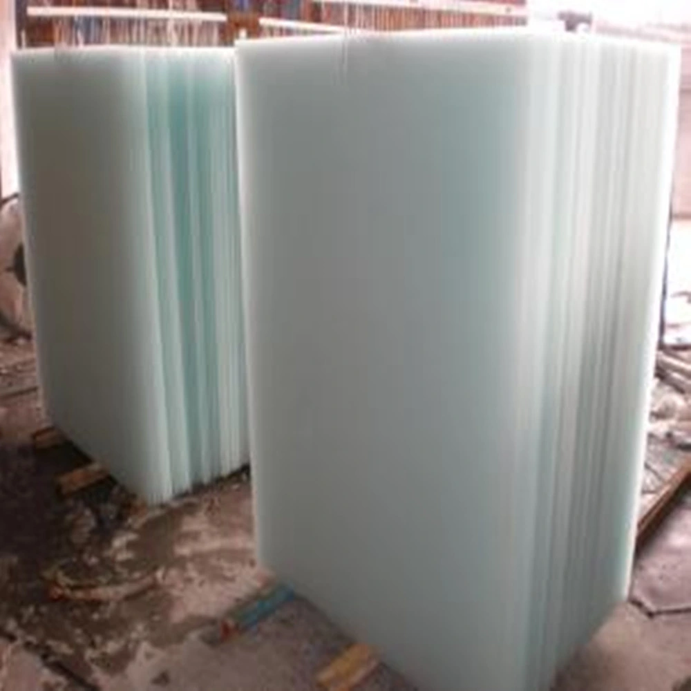 3mm 4mm 5mm 6mm 8mm Clear Acid Etched Glass /Clear Frosted Glass