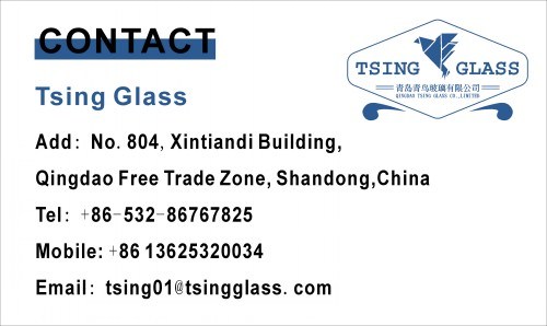 6/8/10mm Acid Etched Glass/Frosted Glass/ Semi-Transparent Glass / Sandblasted Glass