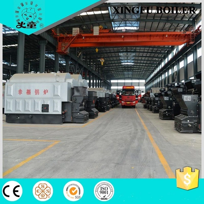 Horizontal Single Drum Chain Grate Fire Tube Coal Fired Steam Boiler with ISO9001 Ce ASME