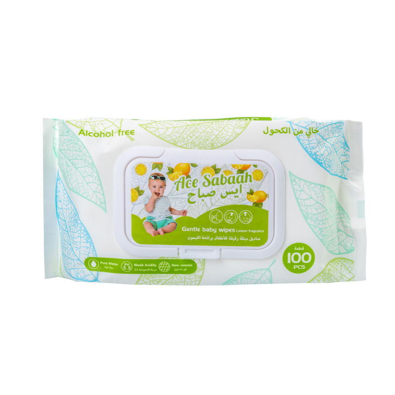 Tender Baby Wet Wipe with Aloe Vera Disposable Face Cleaning Wet Wipes Antibacterial Baby Tissue No Alcohol Antibacterial