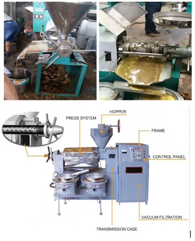 Palm Fruit Oil Press Machine/ Olive Fruit Oil Expeller/ Oil Extraction Machine with Thresher