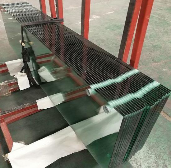 6.38mm to 40.28 mm Sgp PVB Clear/Milk Flat Tempered Laminated Glass