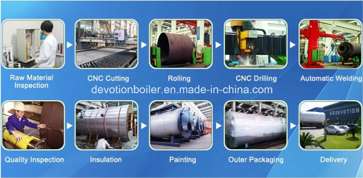 Mazut, Diesel Oil Fired Fire Tube Industrial Steam Boiler