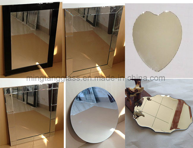 4mm Beveled Polished Edge Silver Mirror for Bathroom