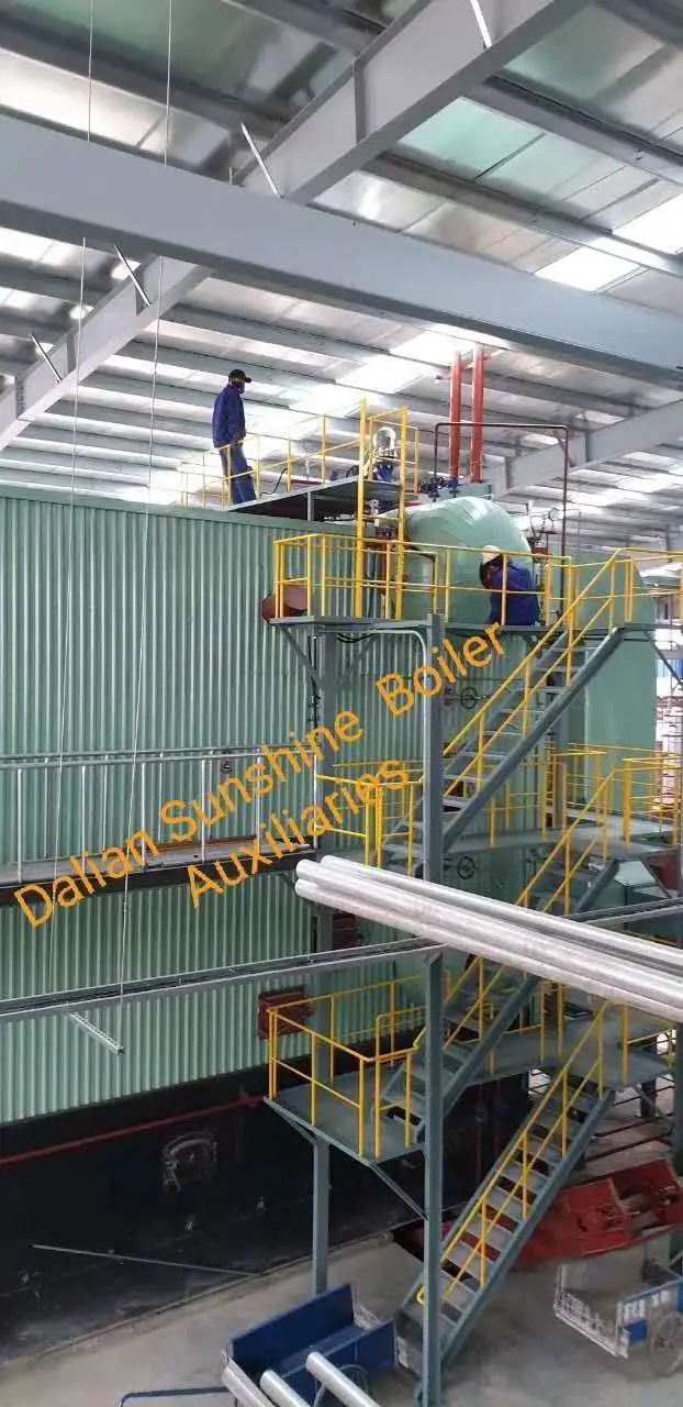 Mexico Project 40t/H Coal Fired Steam Boiler Chain Grate