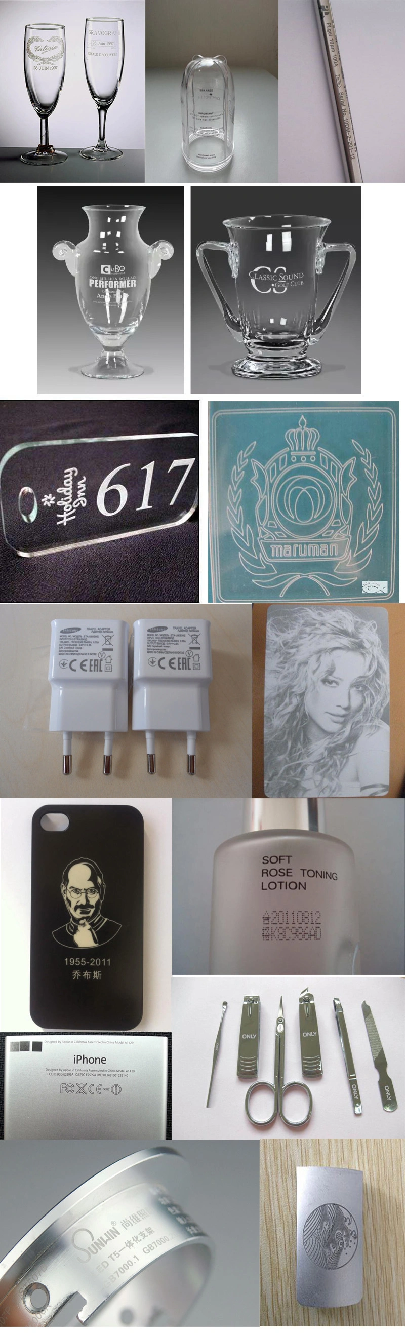 3W 5W UV Laser Marking Printing Engraving for Glass and Ceramic