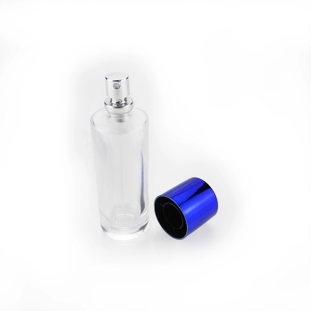 Best Selling Round Color Coating Glass Container Perfume Bottle with Man Perfume ABS Cap