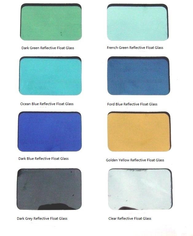 Tinted Reflective Float Glass/ Coated Glass/Dark Blue/Drak Green/Bronze.