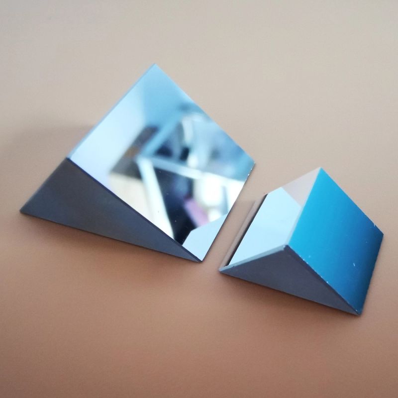 Optical Glass Material Al or AG Coating Small 90 Degree Right Angle Prism Mirror