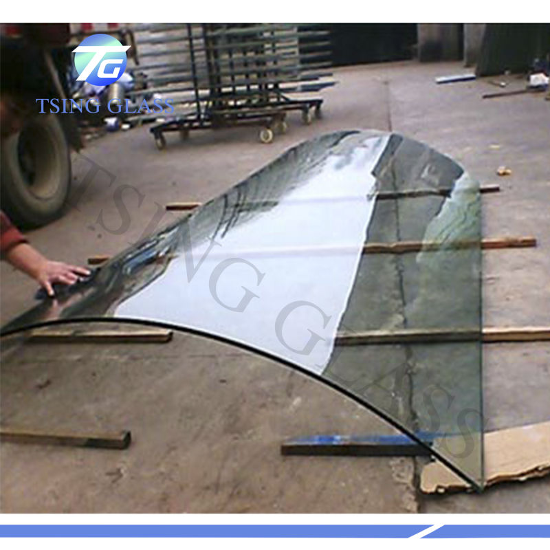 3-19mm Tempered Bent Glass /Toughened Bent Glass / Curved Tempered Glass with Holes / Cutout