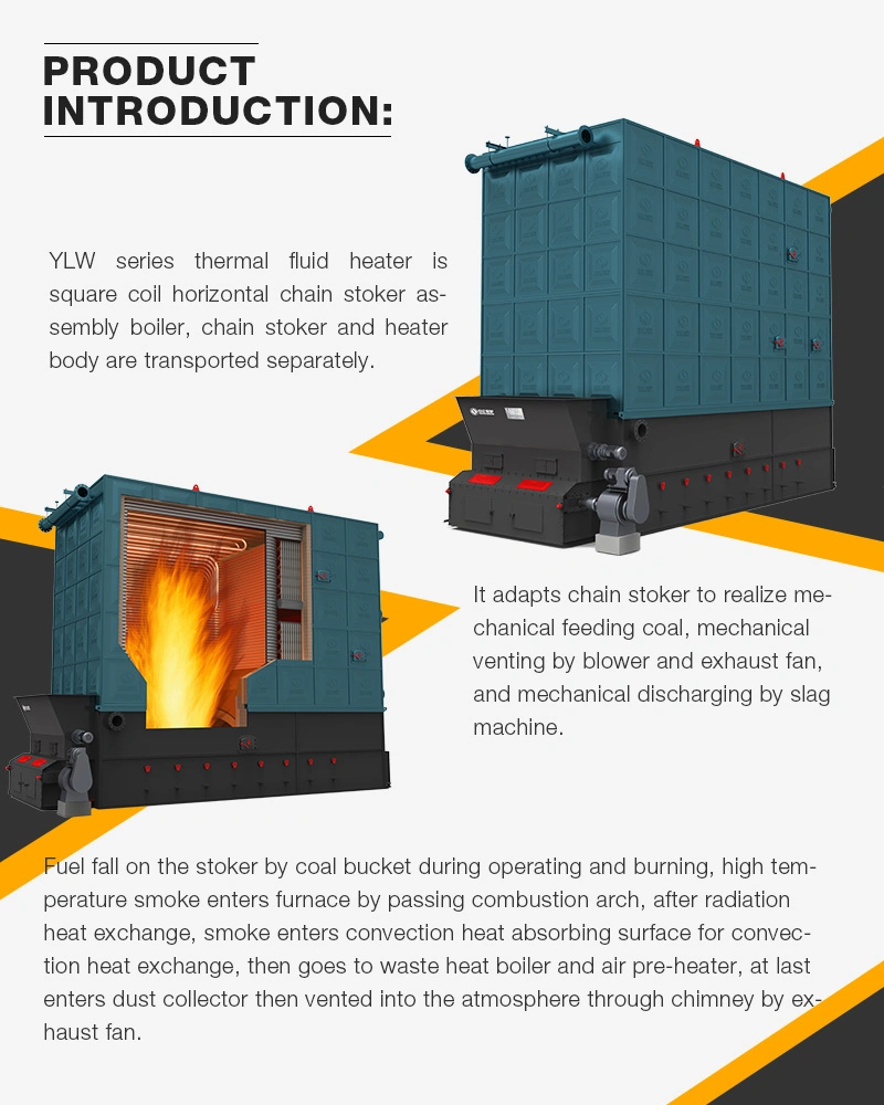2400kw China Industrial Horizontal Coal-Fired Thermal Oil Boiler