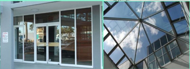 Wholesale Cutomize Safety Double Glazing Glass Tinted Laminated Glass