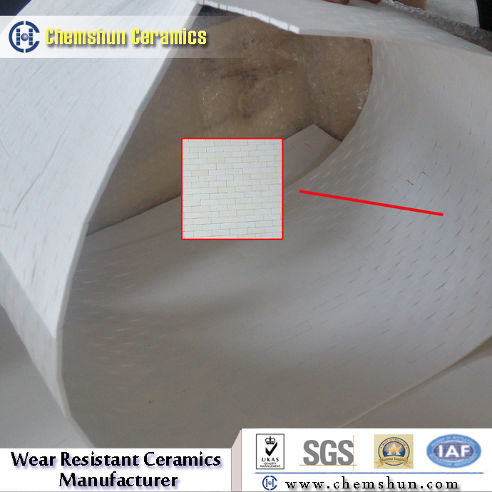 Easy to Install High Wear-Resisting Alumina Ceramic Mosaic Ceramic Sheet