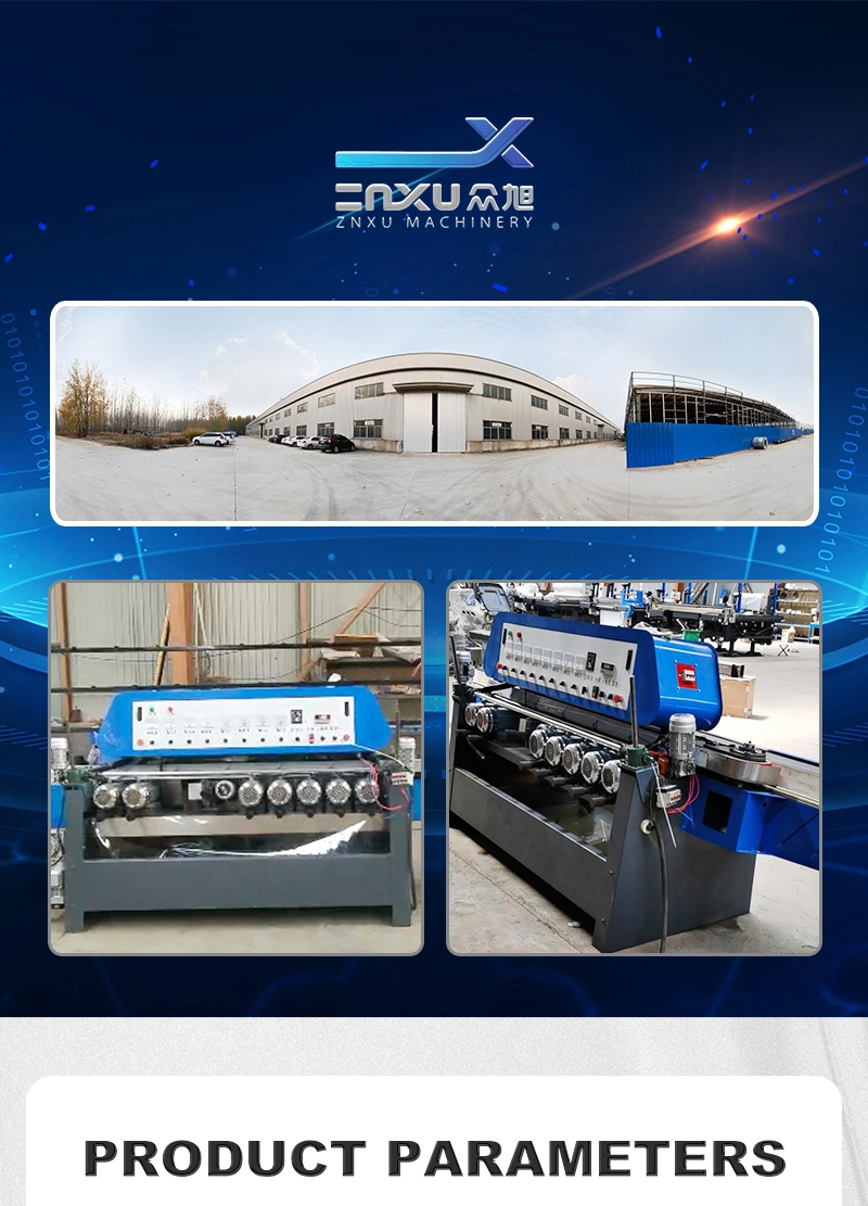 Experienced Straight Line Glass Beveling Machine for Tempered Glass with 8 Motors Zxm-LC251