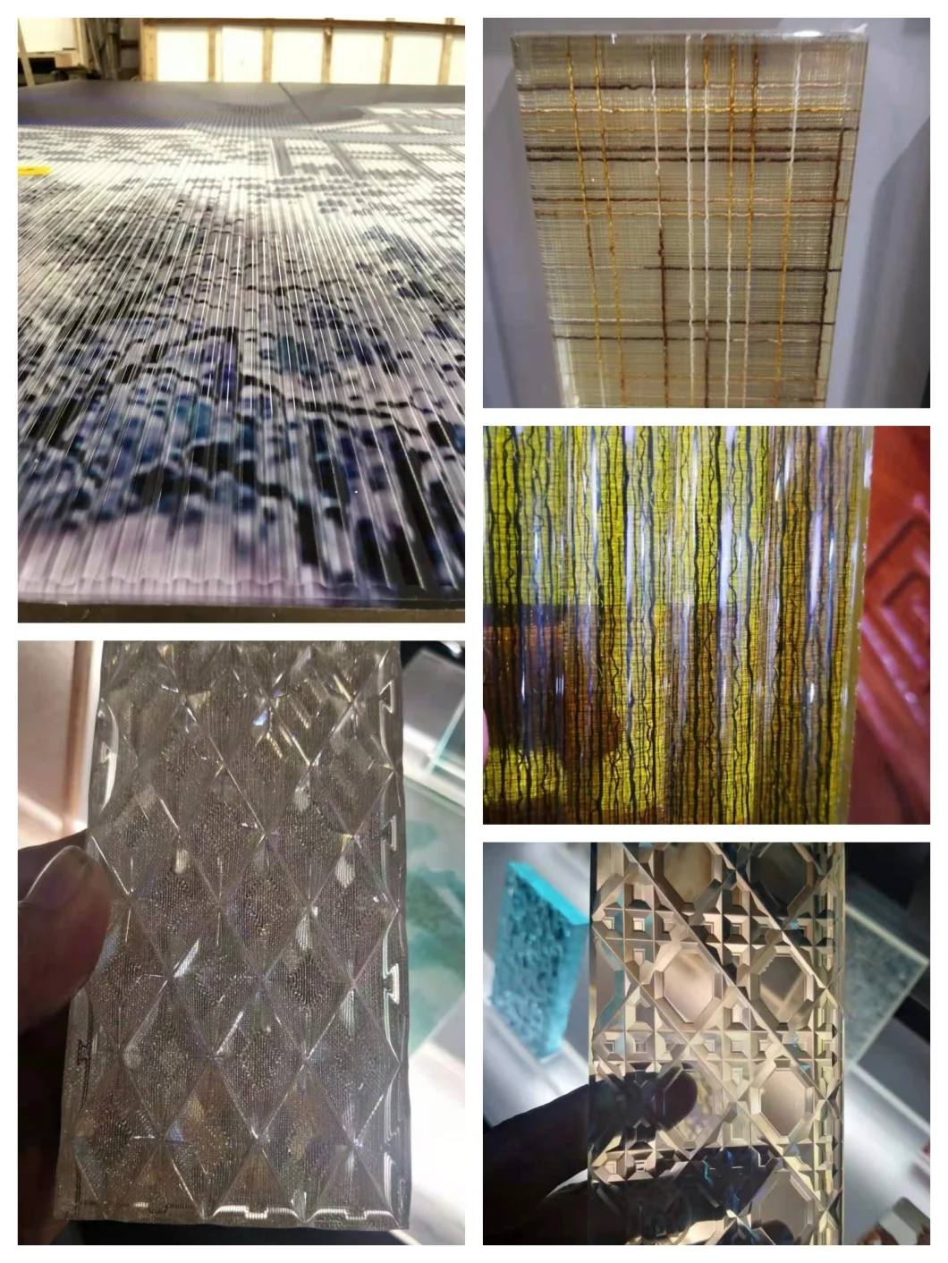 Factory Direct Price Safety Laminated Wired Glass Patterned Decorative Glass for Curtain Walls