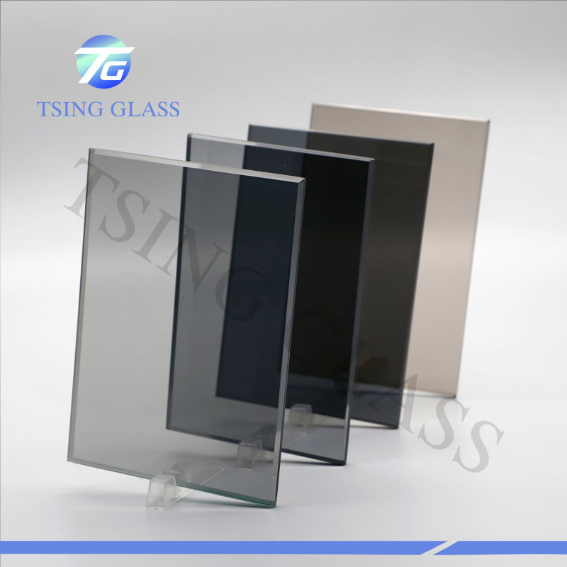 3-12mm Bronze/Grey/Blue/Pink/Green Coated Glass / Reflective Glass for Window/Building