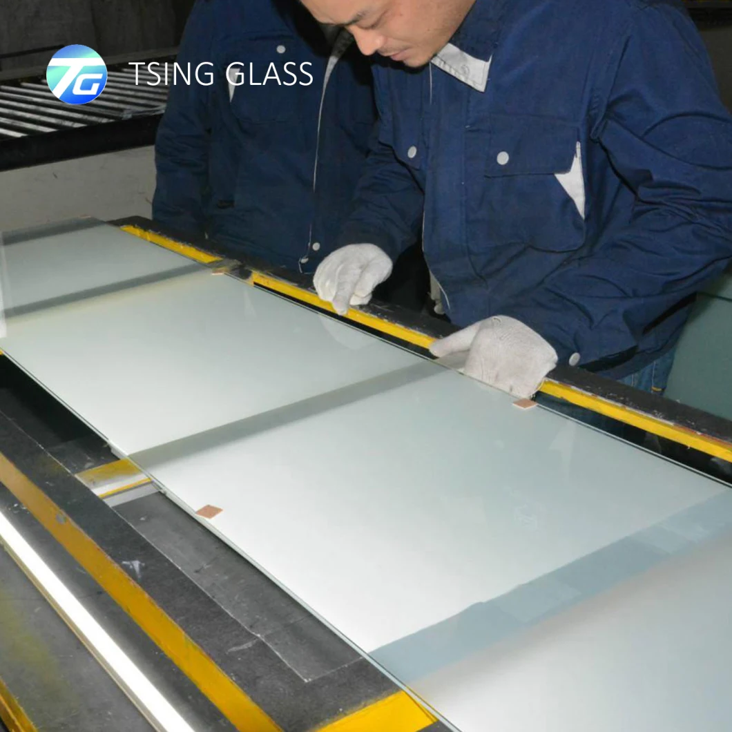 Colored /Clear Acid Etched Frosted Glass Sandblasted Tempered Laminated Glass