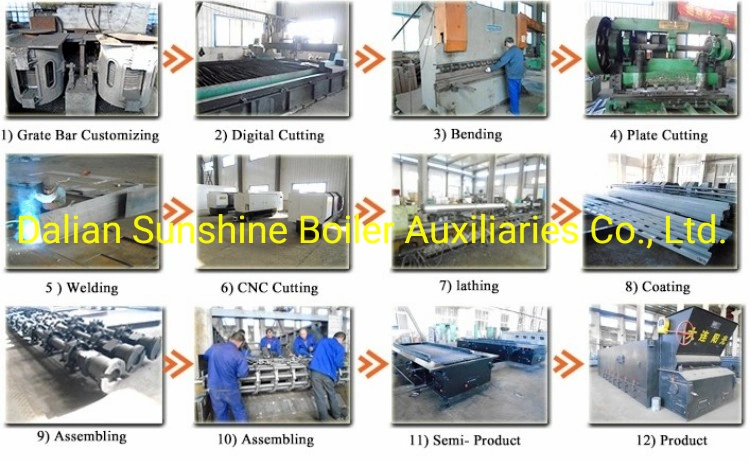 Travelling Belt Chain Grate Biomass Steam Boiler Automatic Chain Biomass Steam Boiler