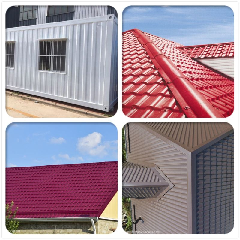 Metal Roofing Sheet Price 55%Al Gl Aluzinc Coating Roofing Steel Sheet From China