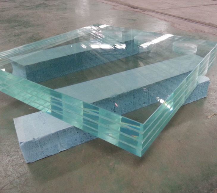 6.38mm to 40.28 mm Sgp PVB Clear Flat Curved Toughened Tempered Laminated Glass Panel for Building Construction Curtain Wall Railing Fence
