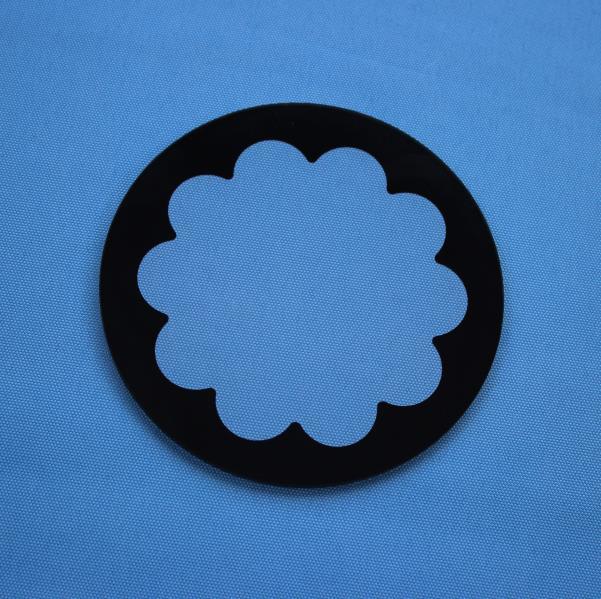 Round Shape Toughened Safety Front Borosilicate Glass, Ar/AG/Af Glass