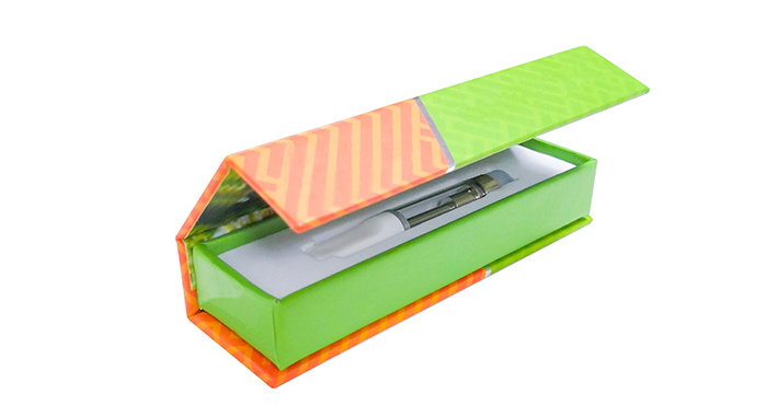 Customized 0.5ml 1ml Cbd Cartridge Glass Disposable Vape Pen Custom Box Packaging