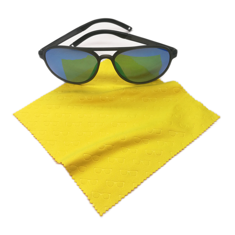 Personalized Microfiber Eyeglasses Cleaning Cloth Eyeglass Cleaner with Embossing