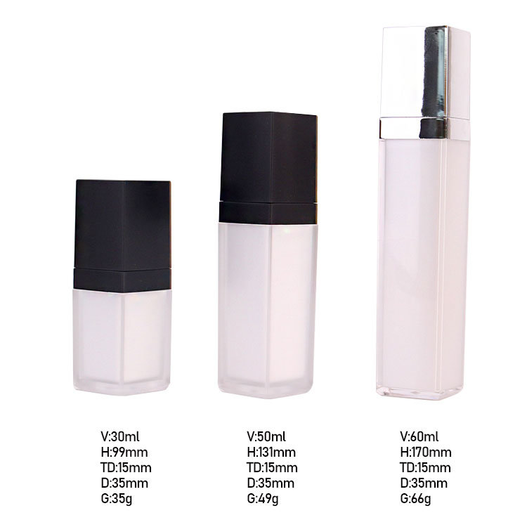 High Quality 60ml 2oz Cosmetic Packaging White Glass Cream Jar Lotion Jar