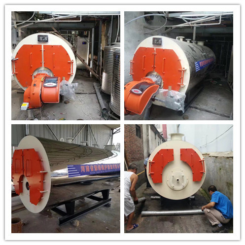 Fuel Oil Gas Fired 1.25MPa 194 Degree Saturated Steam Steam Boiler
