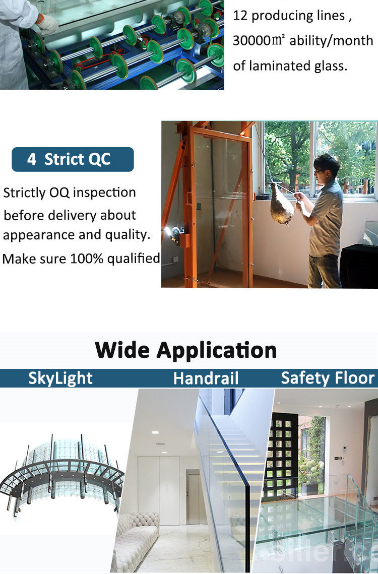Building Glass /Laminated Glass/Tempered-Laminated/Float Glass for Construction with Ce/ISO/SGS
