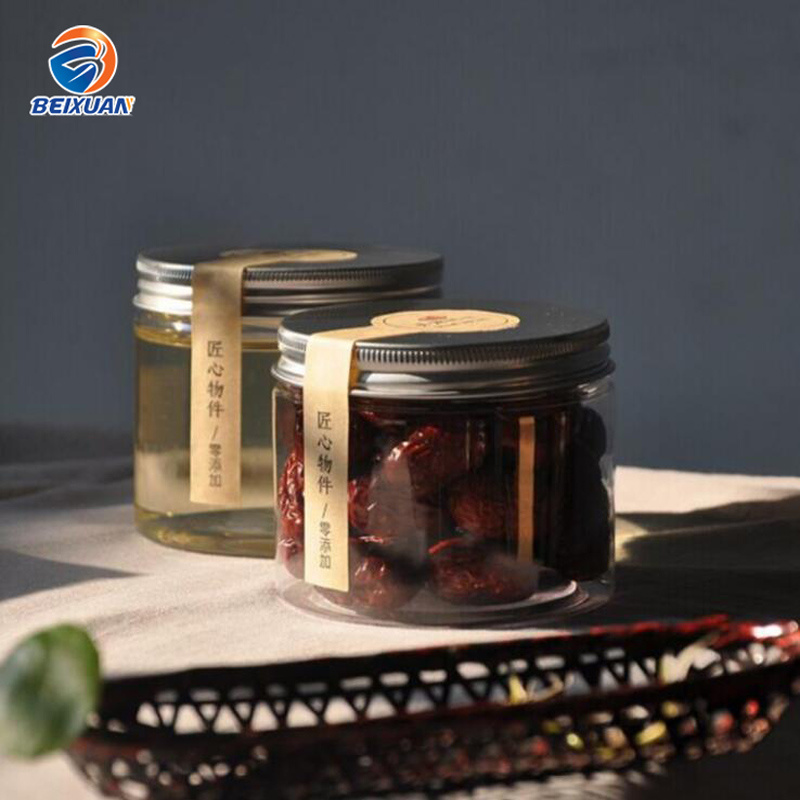 700ml Wholesale Custom Pickel Honey Transparent Glass Straigth Round Jar