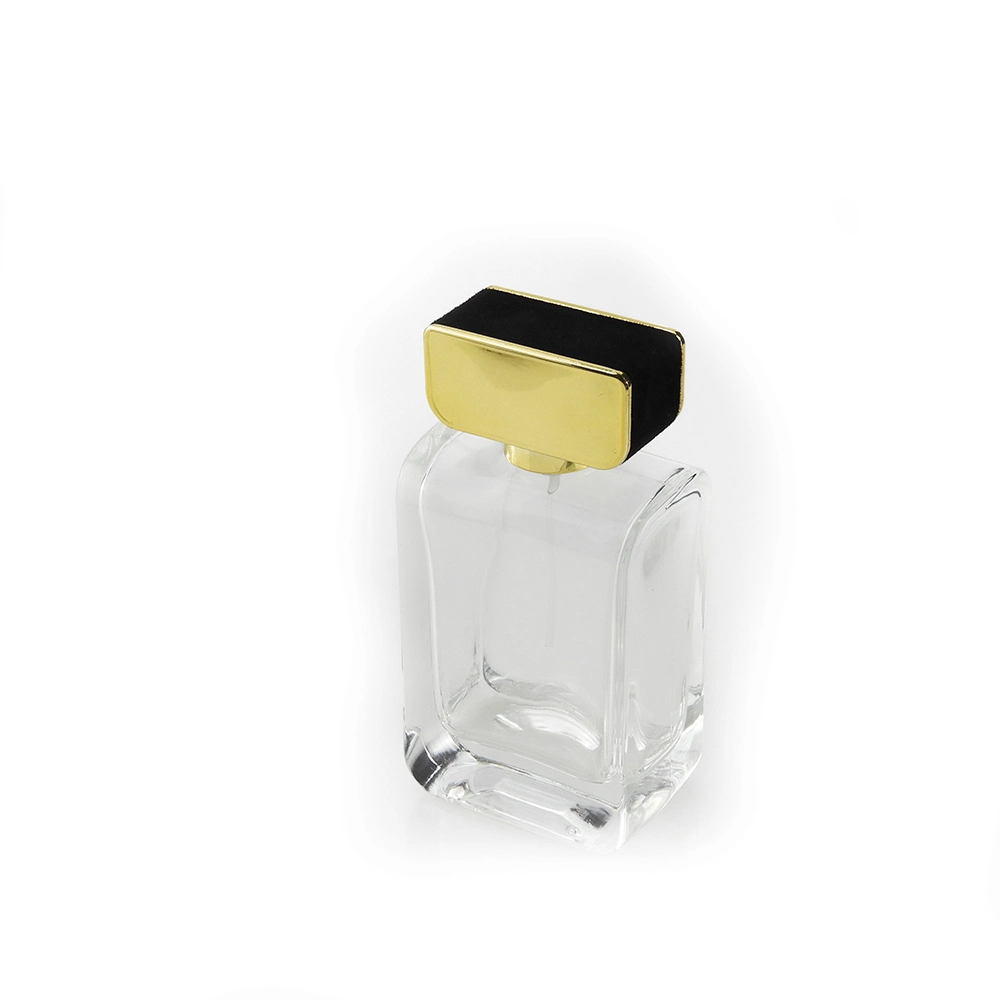 Fantastic Coating Glass Crystal Perfume Bottle for Caps