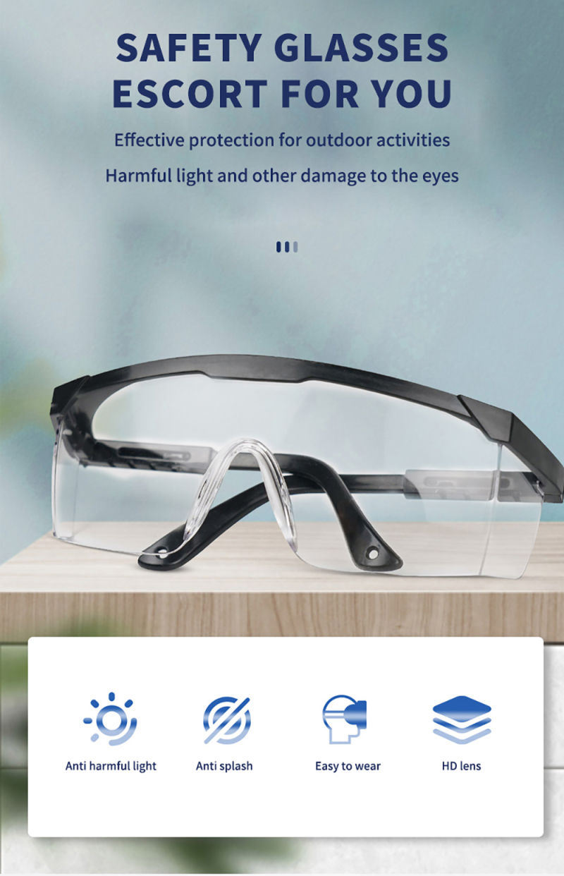 China Anti Fog Safety Glasses Protective Eye Safety Glasses Safety Eyeswear CE FDA
