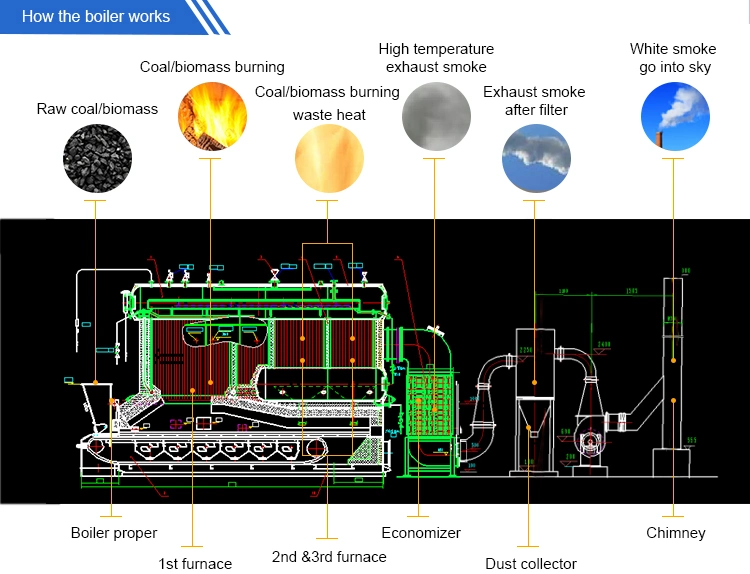 High Quality Biomass Fired Chain Grate Thermal Oil Boiler/Heater