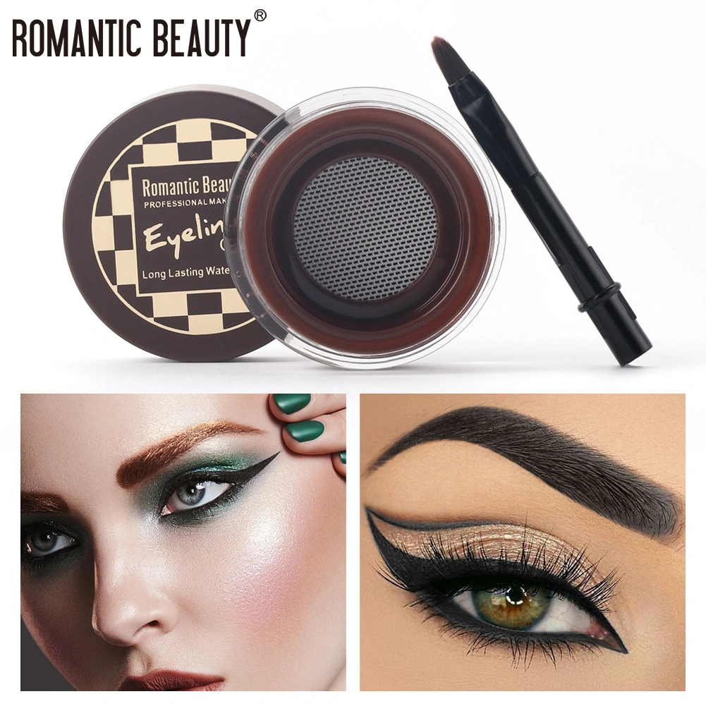 Y305 Romantic Beauty Waterproof Non-Smudge Eyeliner European and American Makeup Long-Lasting Coloring Eyeliner Brush