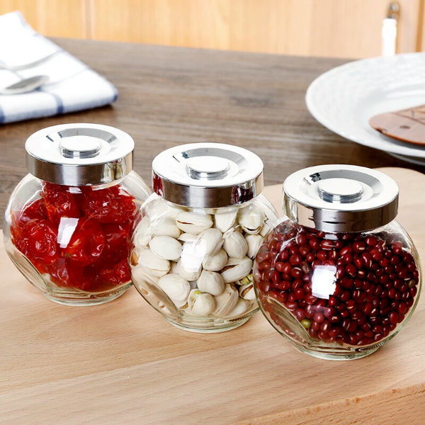 Glass Sealed Jar Storage Containerglass Jar Storage Jar with Lid