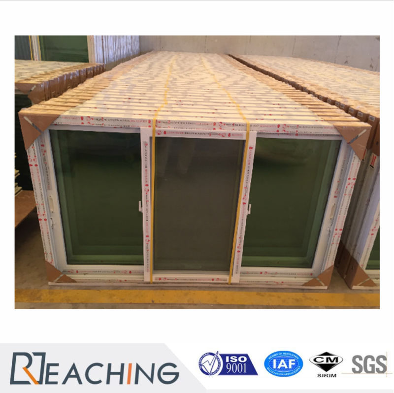 UPVC/PVC Window Slidng Window Plastic Window with Green Glass