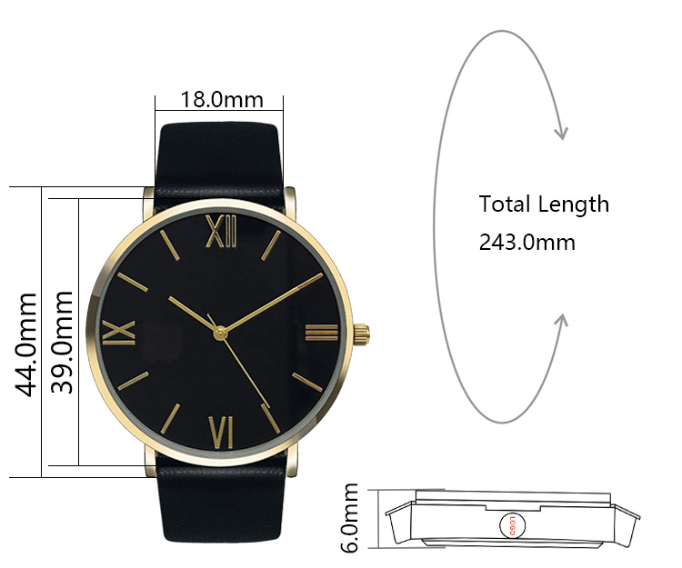 Hot Sale Unisex Wristwatch Minimalist Style Quartz Watch OEM/ODM