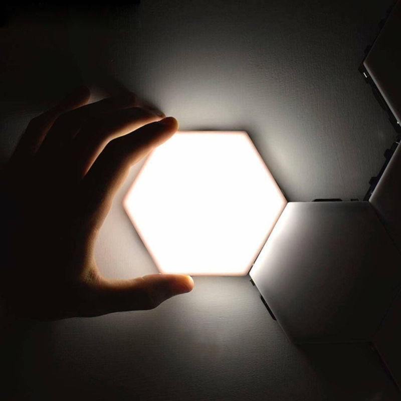 Wholesale LED Magnetic Modular Quantum Hexagonal Wall Lamp Touch Sensitive Night Light