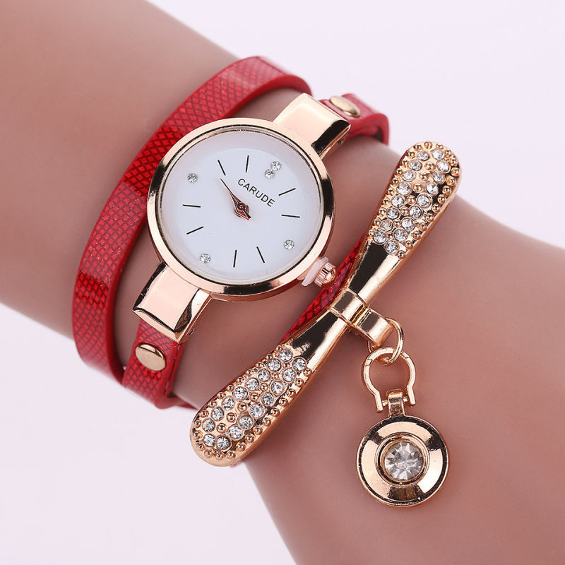 Brand Luxury Watch Women Gold Fashion Eye Crystal Bracelet Wristwatch Vintage Casual Dress Quartz Watch Ladies Clock Watch