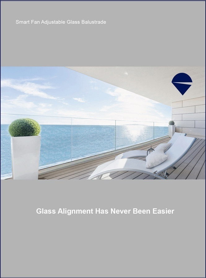 BS6180 Tested Aluminium Frameless Glass Balustrade Floor Mounted/Glass Railing/U Channel