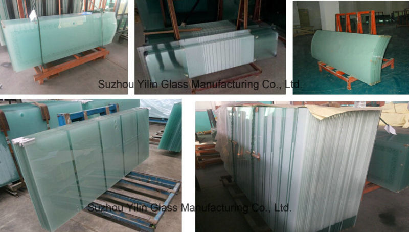 Colored Flat Tempered Glass for Sliding Door