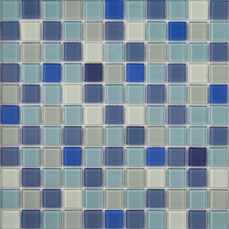 Cheap Price Brown Square Glass Mosaic Tiles Backsplash Wall Cladding