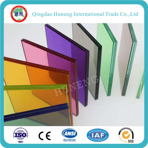 Laminated Tempered Glass/Layer Glass with PVB Film on Hot Sale